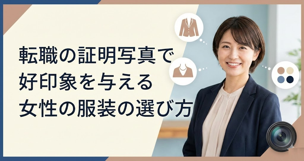 転職 証明 写真 服装 女性