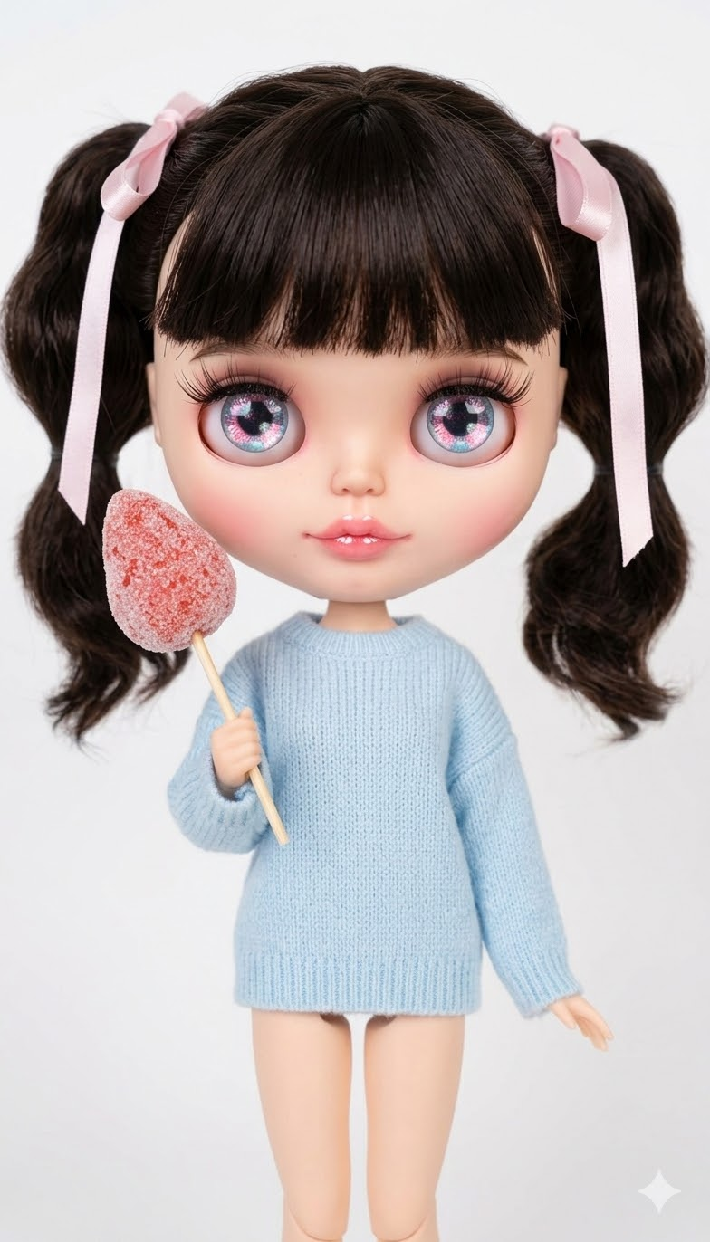 Blythe 小布娃娃診斷生成實例－指定髮型版