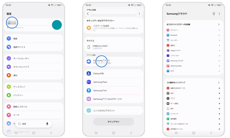Restore Contacts from Samsung Cloud