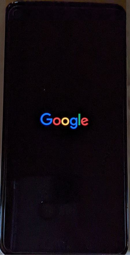 Google Pixel 再起動