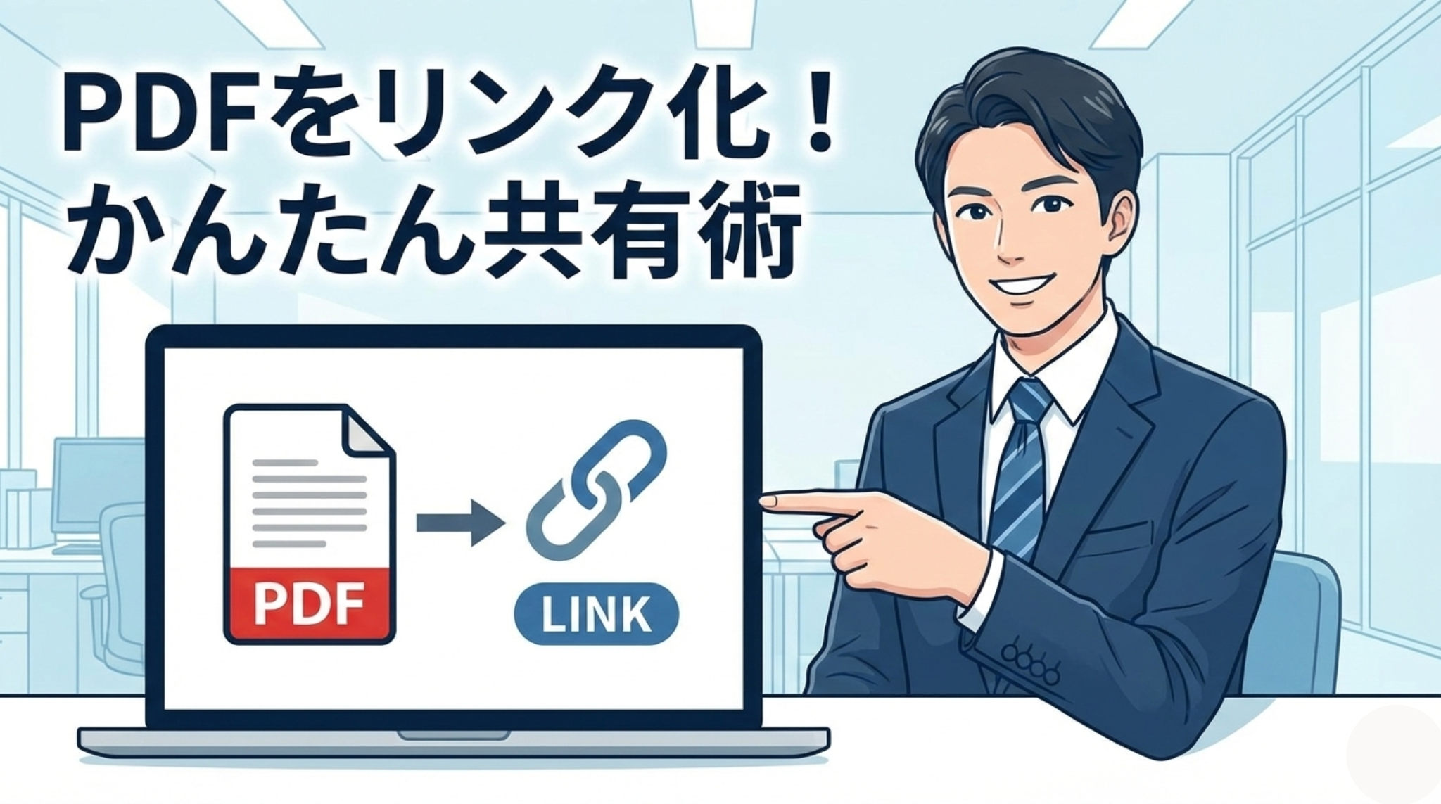 PDFをリンク（URL）化するの方法