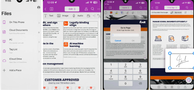 >FoxitでスマホでPDFを編集する