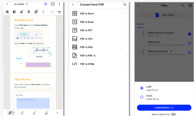 XodoでスマホでPDFを編集する