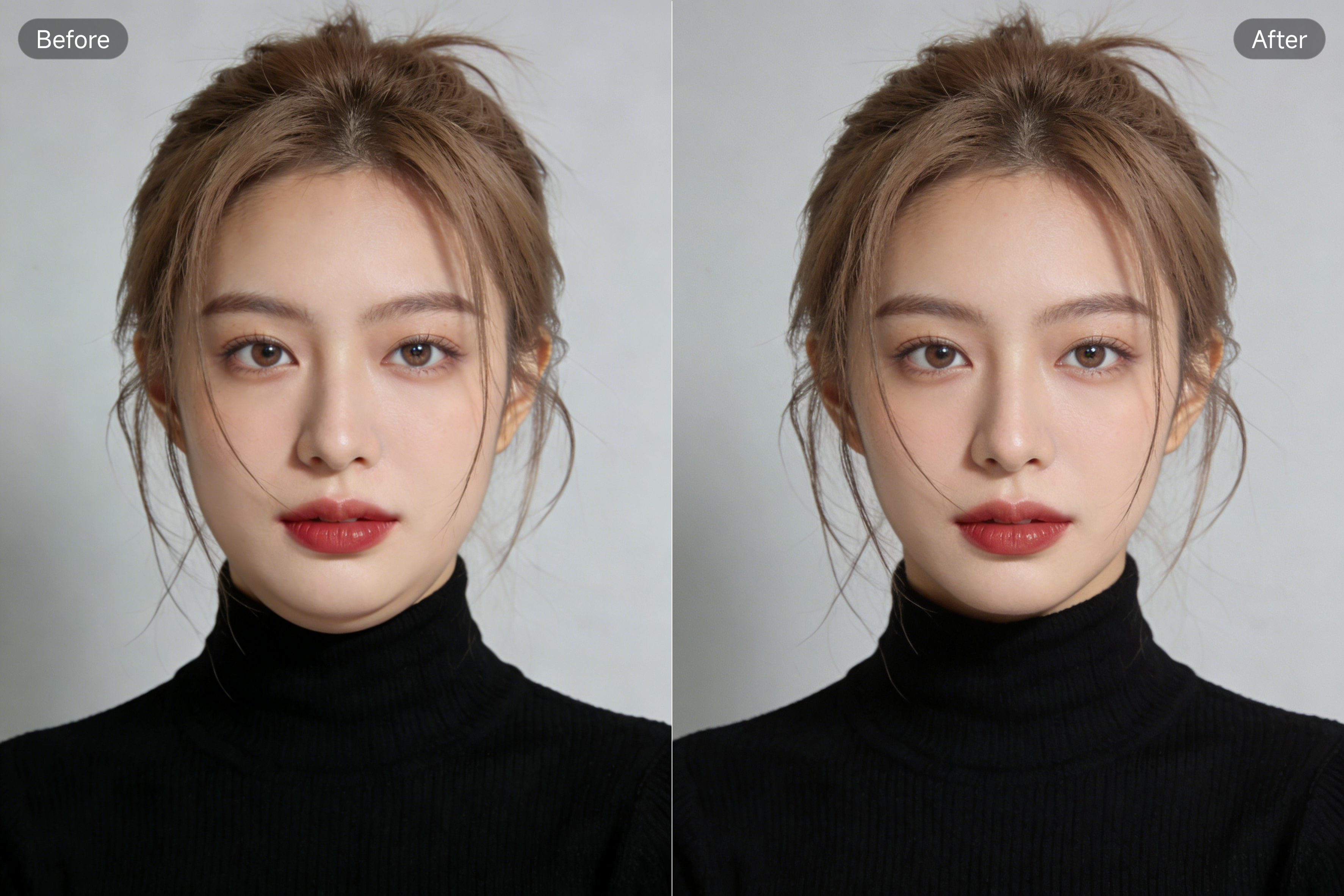 PixPretty 二重あご補正