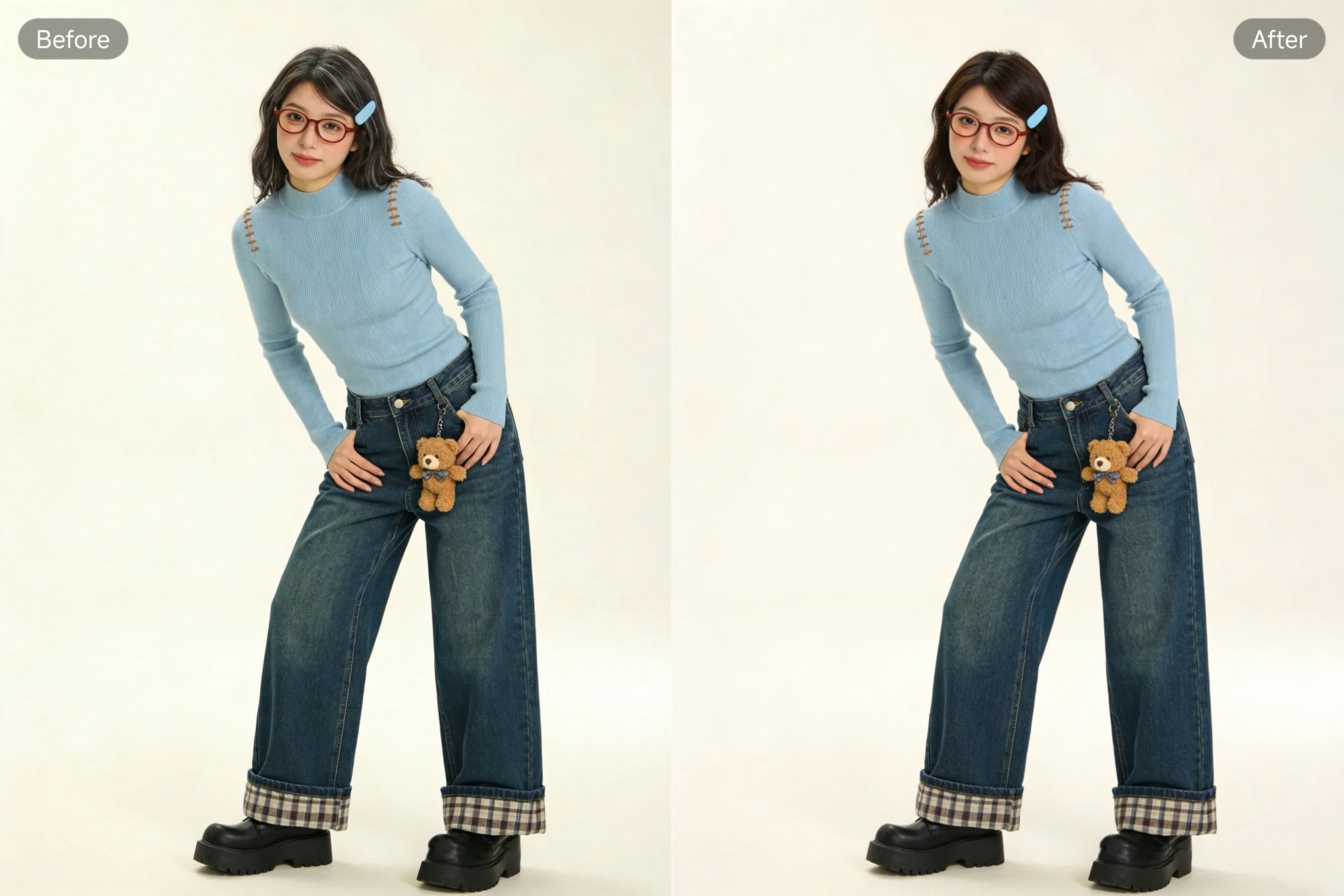 PixPretty 白髪除去