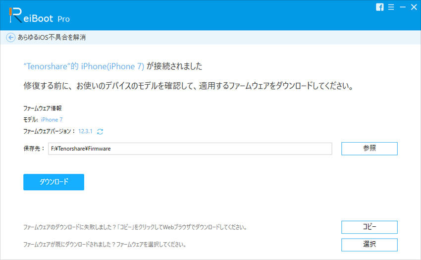 ダウンロードする