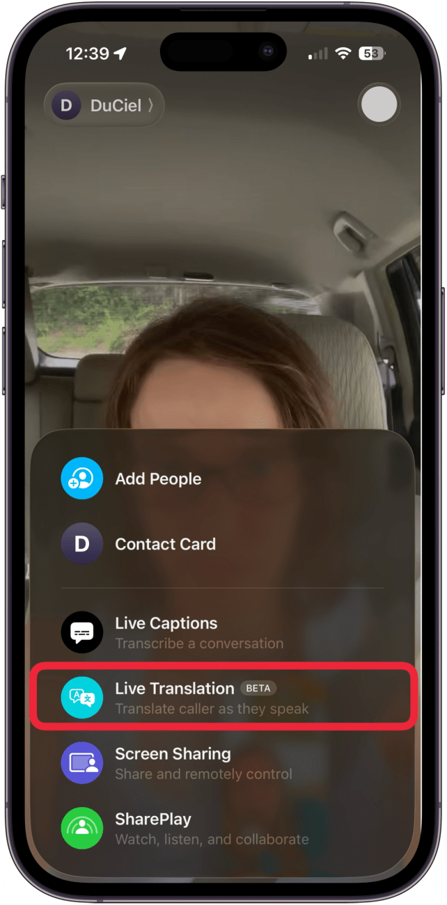 FaceTimeでAppleライブ翻訳を使う方法