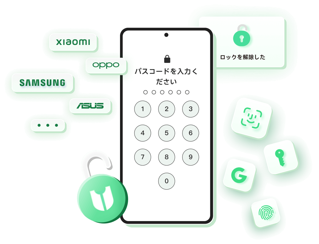 4uKey for Android 機能紹介画像