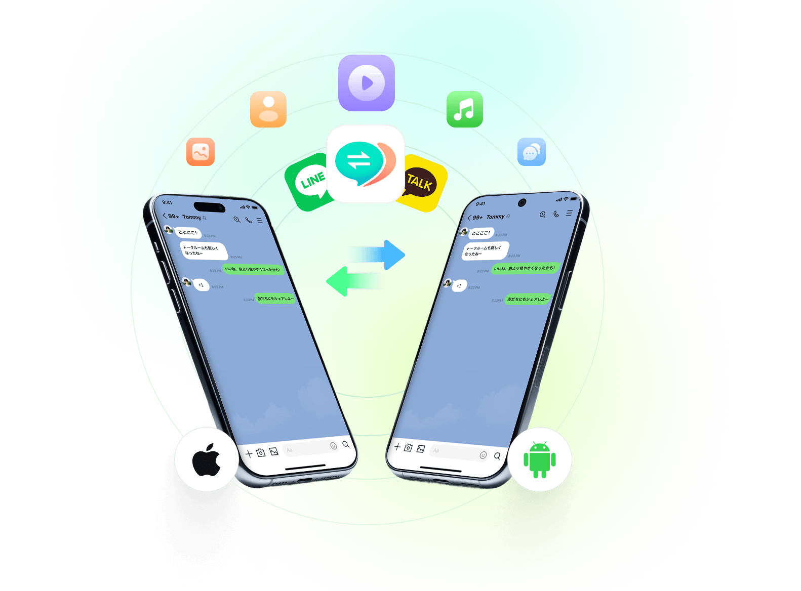 iCareFone for LINE バナー（デスクトップ）