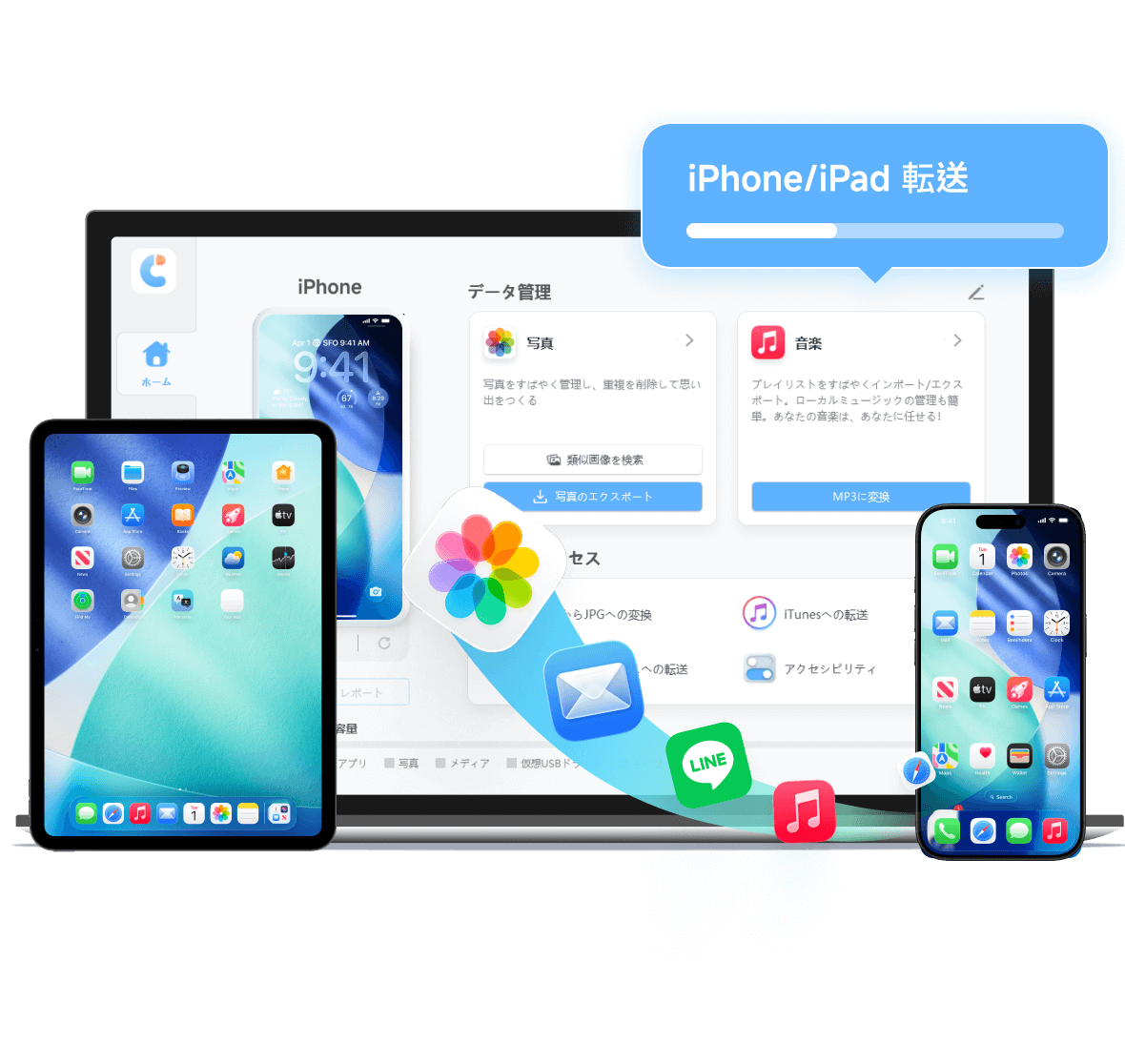 iCareFone Transfer バナー（デスクトップ）
