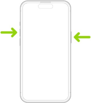 iphoneでスクリーンショットを撮る