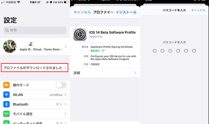 ios 14ベータ版をインストールする