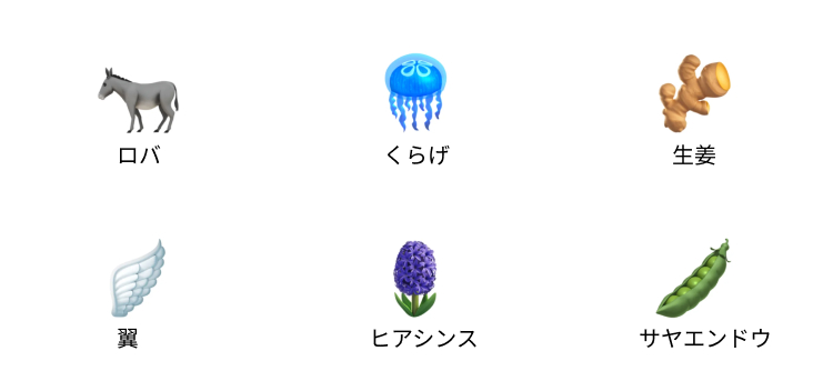 iOS16.4　emoji