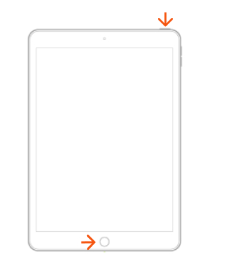 iPadホームボタン搭載 強制再起動