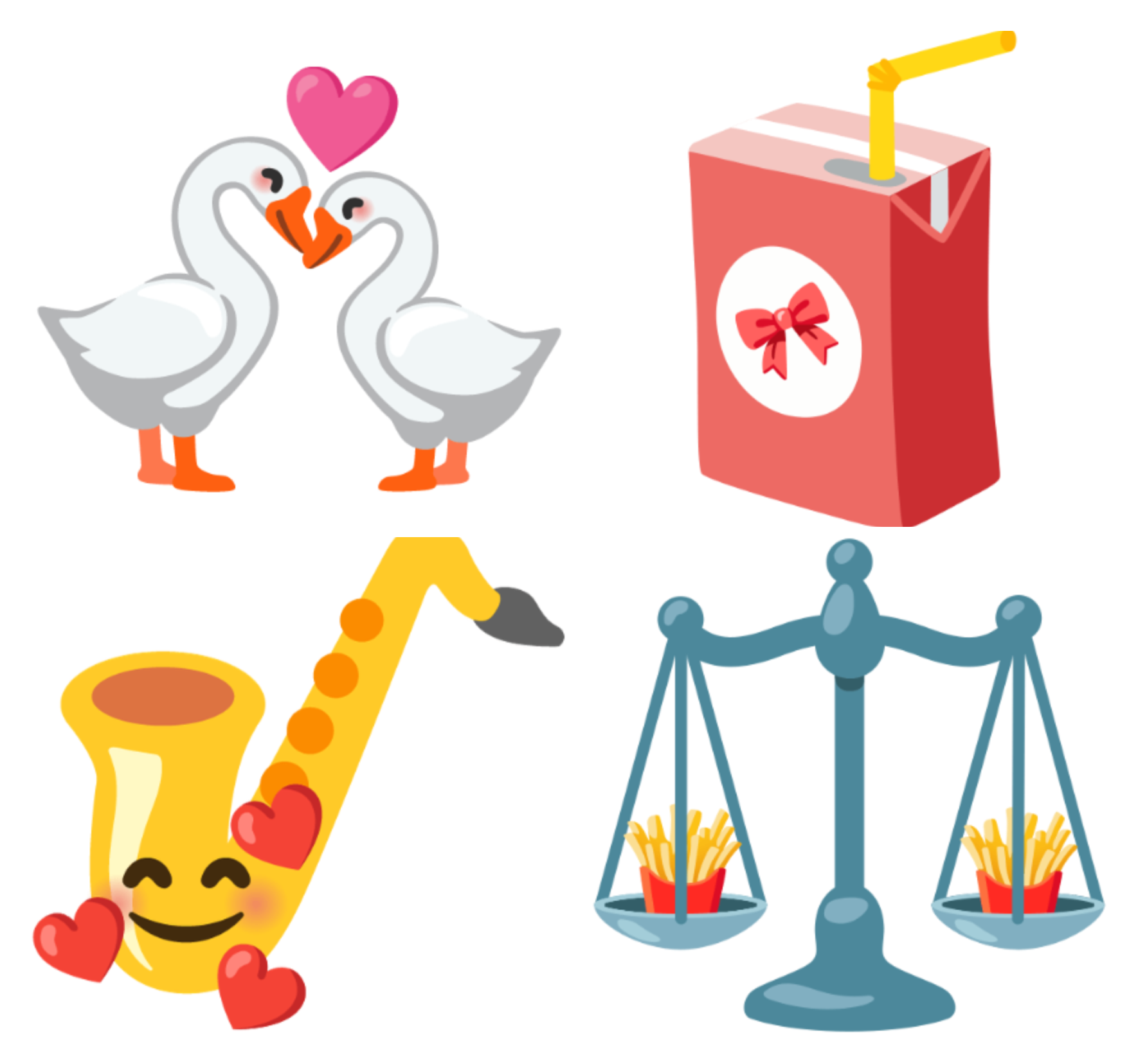Emoji Kitchenで作れる人気の合成絵文字例