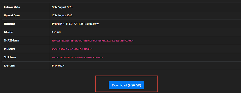 ios ダウングレード
