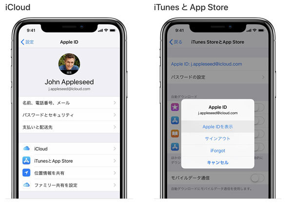 アップル idを確認
