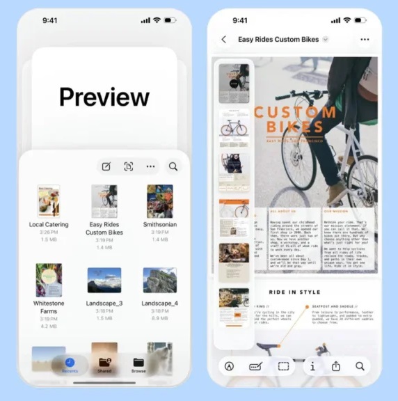 Vorschau App iOS 26