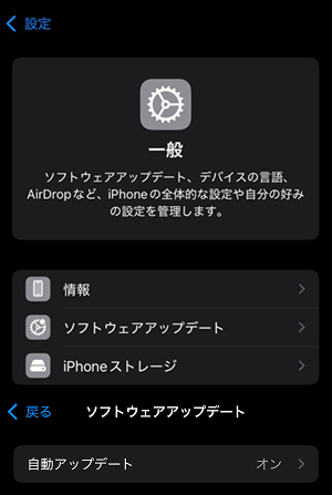 自動アップデート