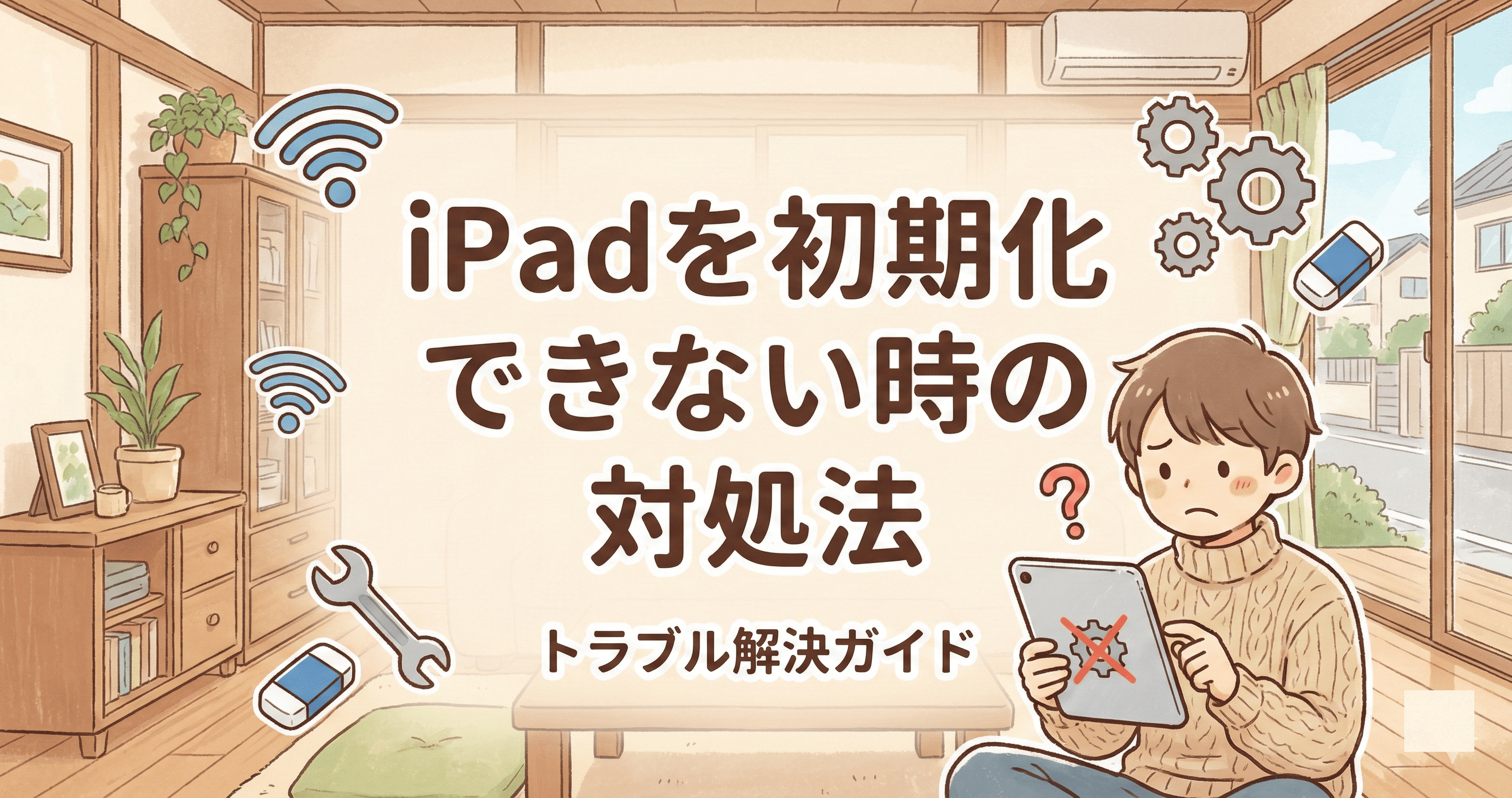 iPad初期化できない