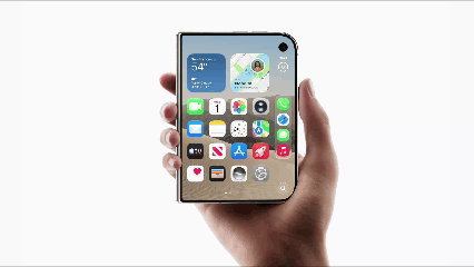iPhone初の折りたたみモデル「iPhone Duo」様式