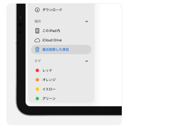 Check Files App Trash on Ipad