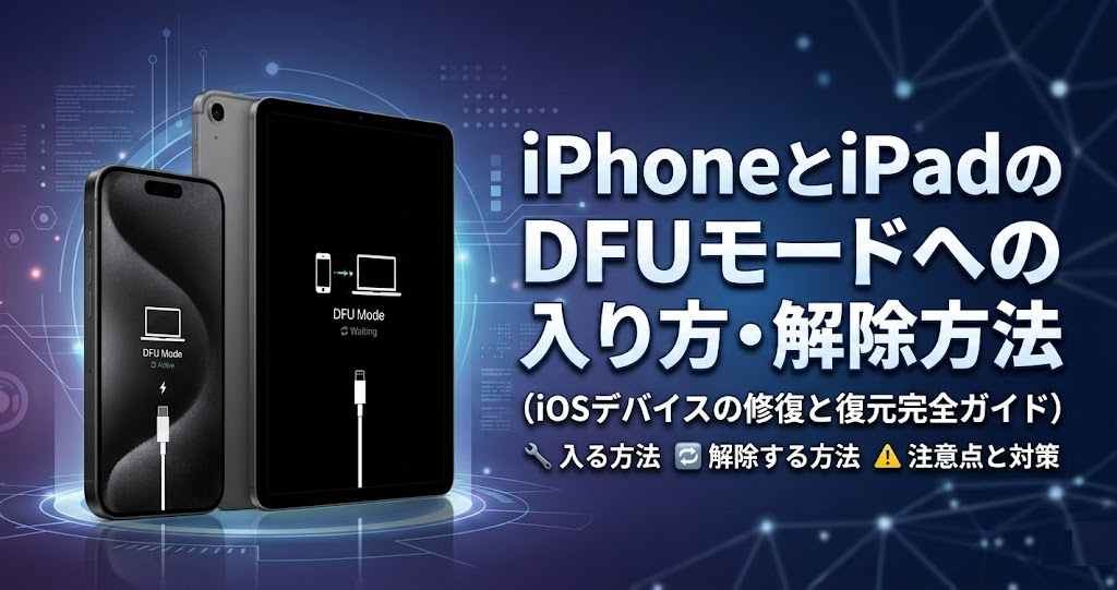 iphone ipad dfuモード