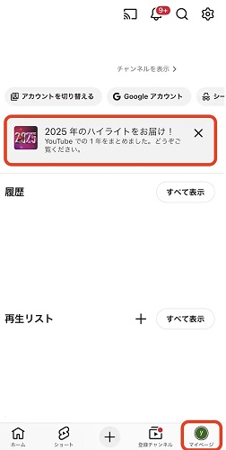 YouTubeハイライト2025