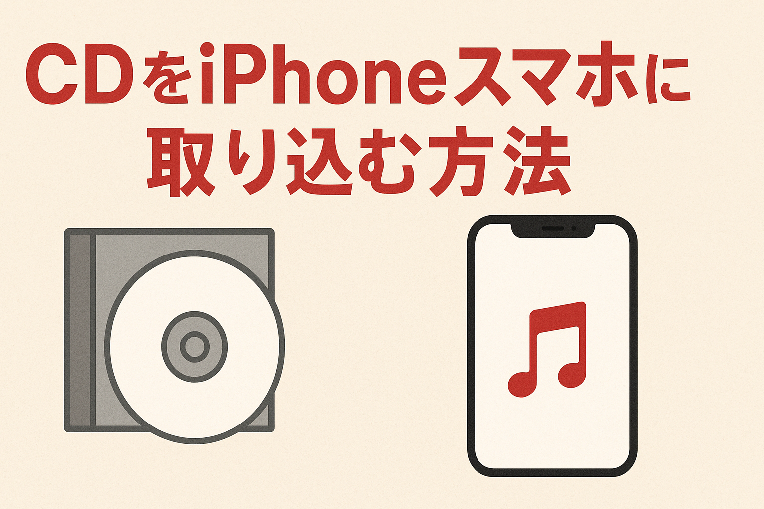 iTunesを使わずにパソコンからiPhoneに音楽を入れる