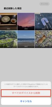 不要な写真を削除する