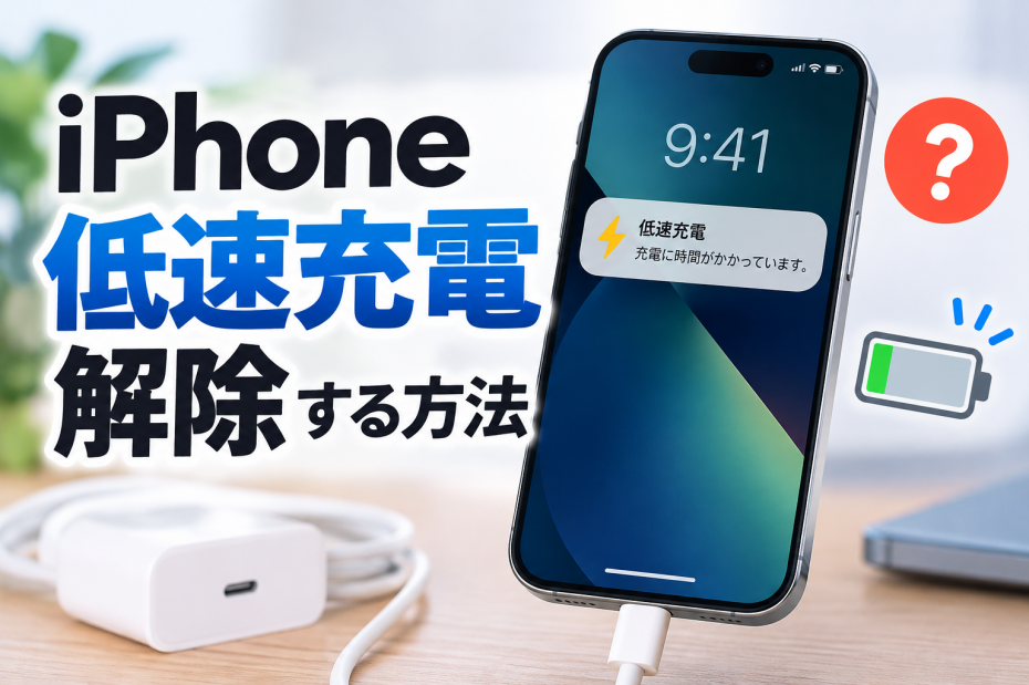 iPhoneの低速充電