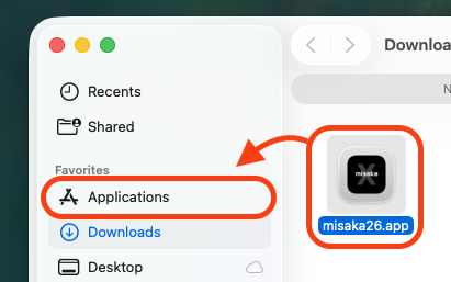 misaka26のインストール