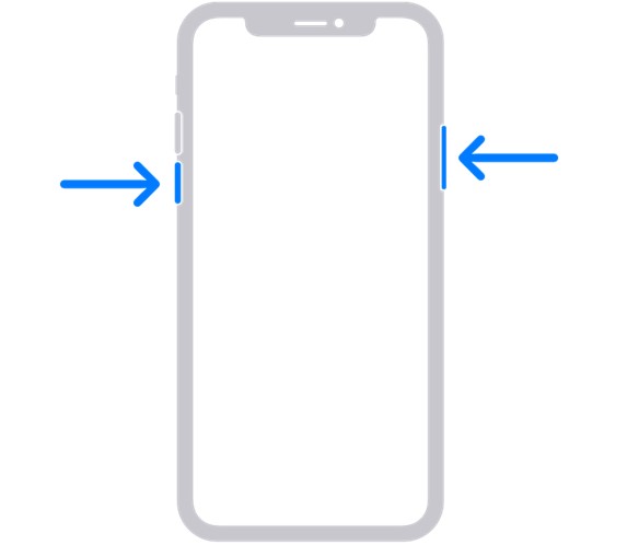 音量調節ボタンとサイドボ
