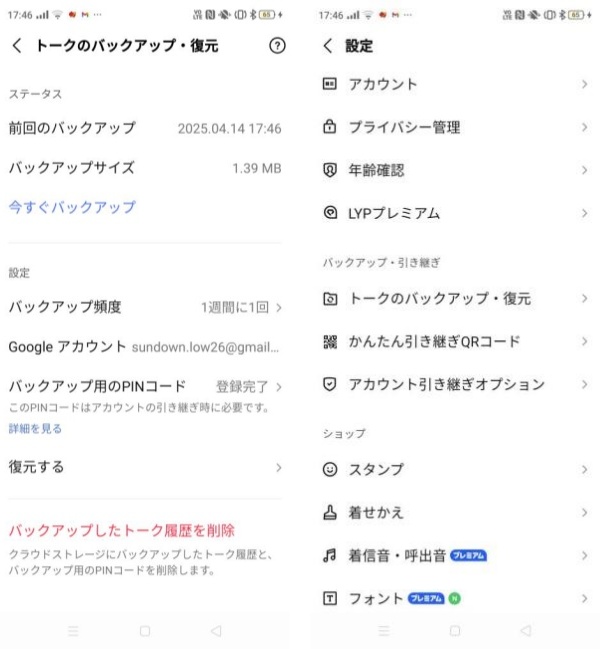 Googleドライブから消した動画を保存する