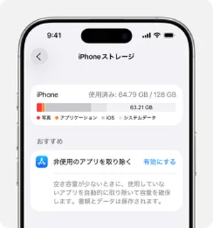 iPhone ストレージ