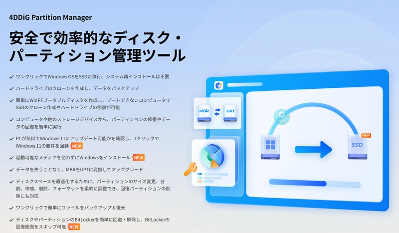 4ddig Partition Manager