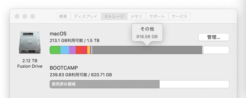 Mac「その他」