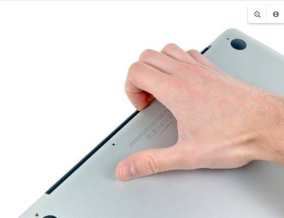 하단 커버 열기