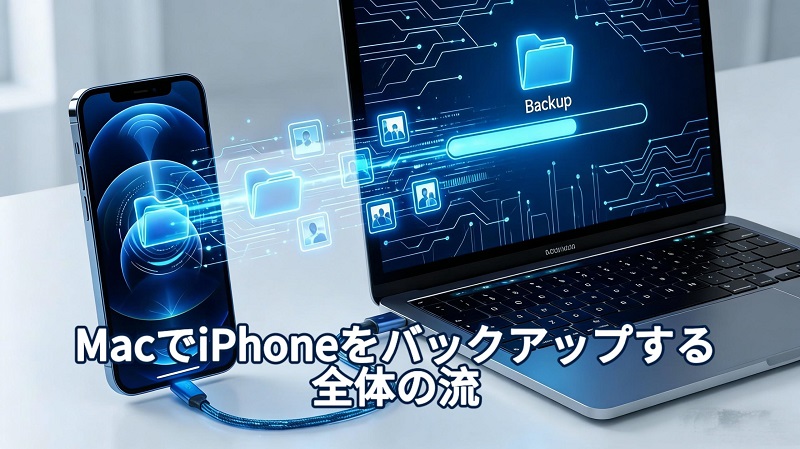 MacでiPhoneをバックアップする方法