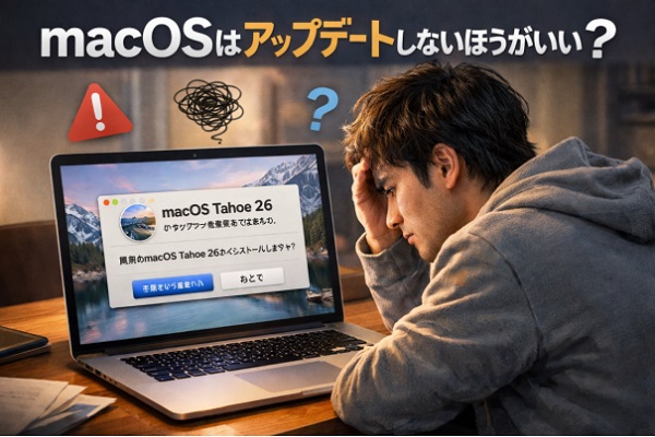 最新macOS（Tahoe 26）をアップデートするかどうか