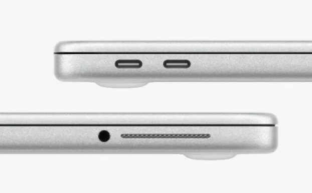 Macbook Neoの左側面ポート