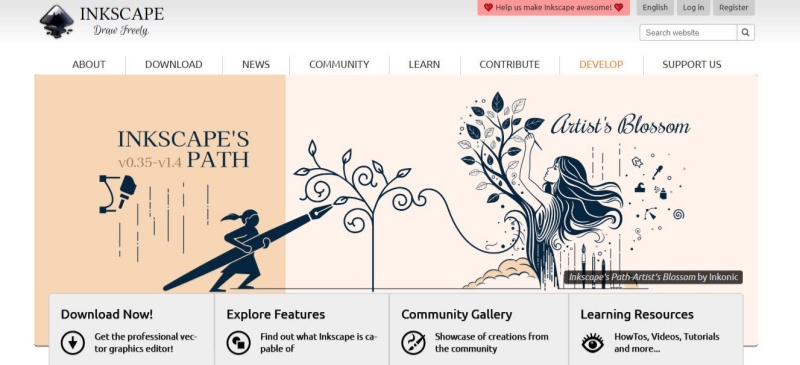 Adobe Acrobat代替ソフト Inkscape