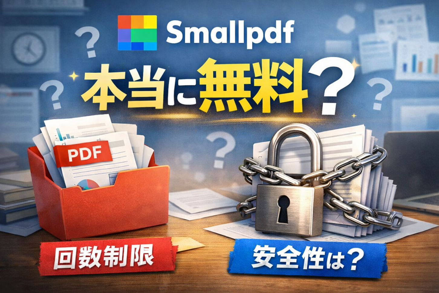 Smallpdfは本当に無料？