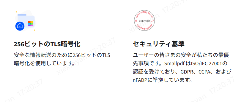 Smallpdf無料版の安全性