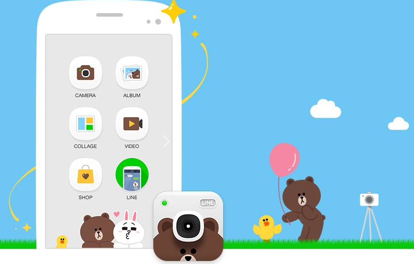 免費照片拼貼 App LINE Camera
