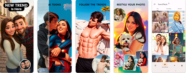 丸アイコン 作成 無料 ToonMe