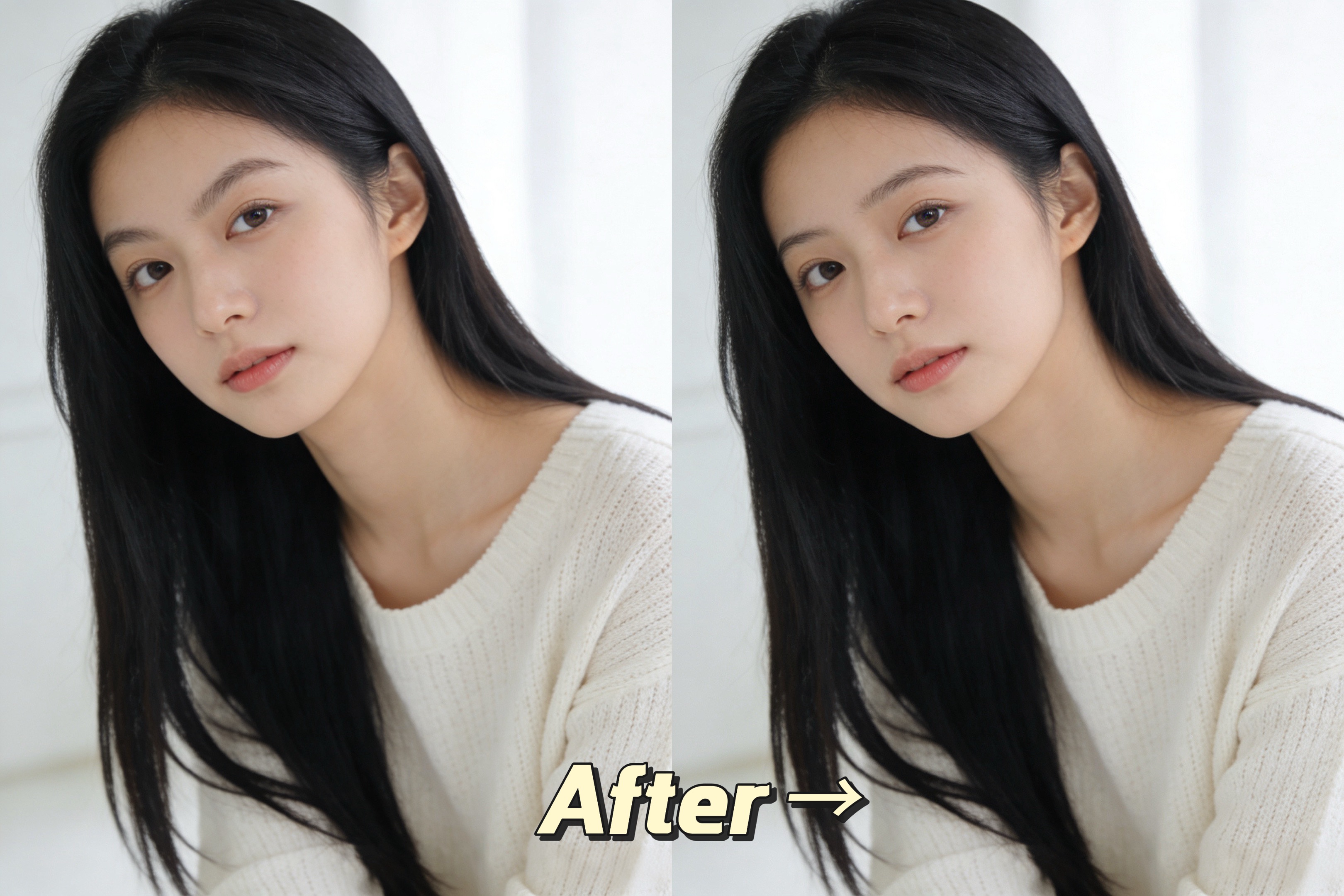 似合う眉毛診断アプリ ビフォーアフター