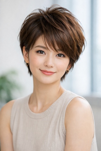 丸 顔 に 似合う 髪型