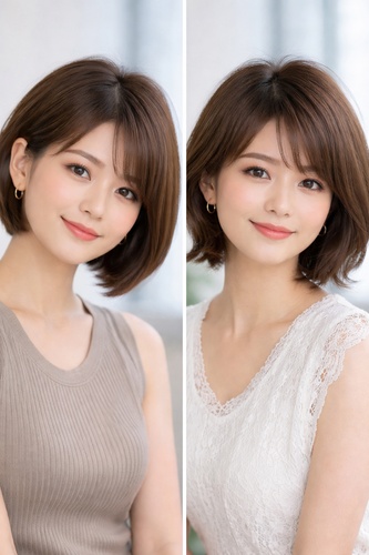 丸 顔 に 似合う 髪型