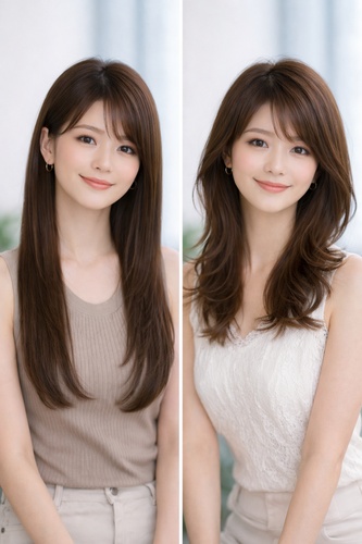 丸 顔 に 似合う 髪型